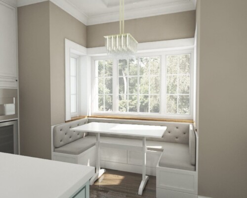 Twoje miejsce z widokiem – urokliwe i funkcjonalne siedzisko wnękowe pod oknem. Przytulny kącik do czytania z wbudowanym siedziskiem pod oknem i miękkimi poduszkami.